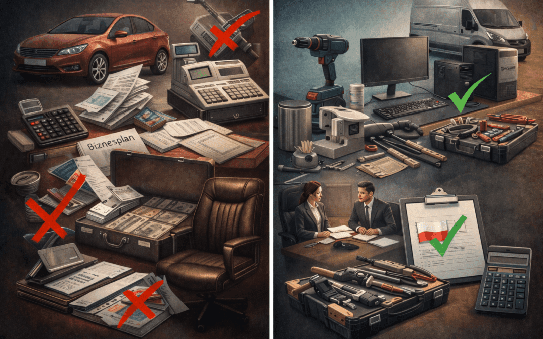 Dotacje z urzędu na otwarcie firmy 2026 – co można, a czego nie można sfinansować?